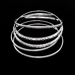 Silver-Toned Bangles